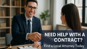 Read more about the article How to Find the Best Contract Law Attorney Near You