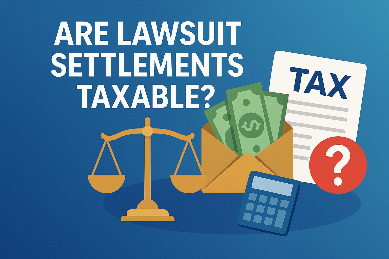 Read more about the article Do You Have to Pay Taxes on a Lawsuit Settlement? Here’s the Clear Answer