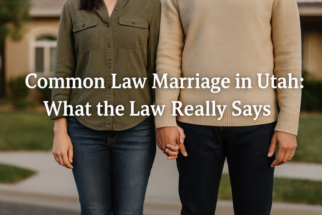 Common Law Marriage in Utah