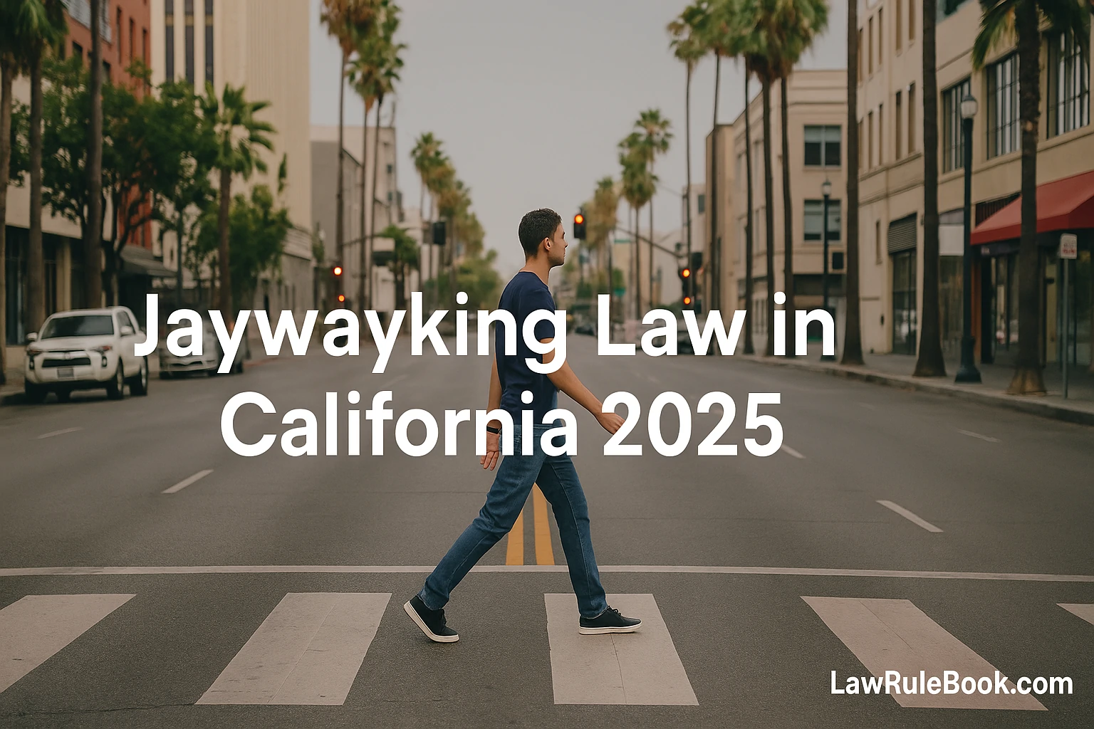 Read more about the article Is Jaywalking Legal in California in 2025? Here’s What the Law Says