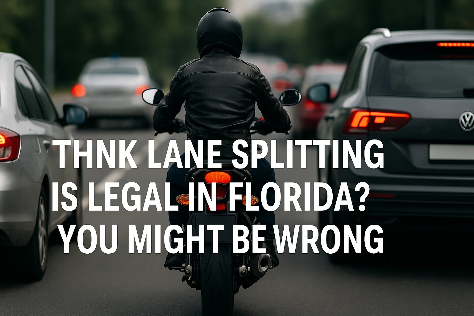 Read more about the article Think Lane Splitting Is Legal in Florida? You Might Be Wrong