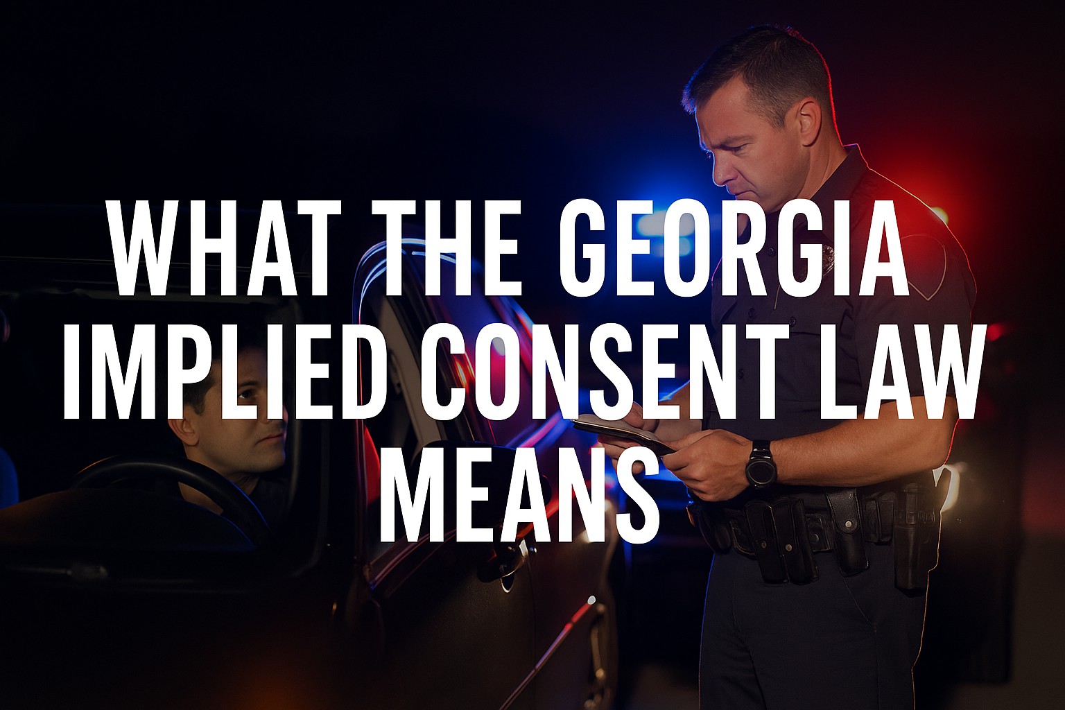 Read more about the article What the Georgia Implied Consent Law Really Means for Drivers