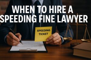Read more about the article Why Hiring a Speeding Fine Lawyer May Be the Best Move You Make