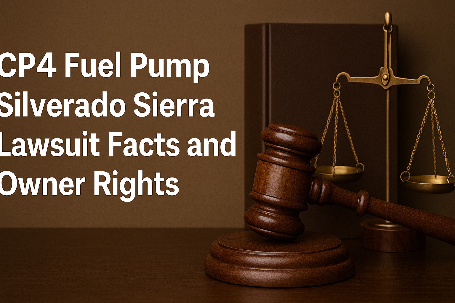 Read more about the article CP4 Fuel Pump Silverado Sierra Lawsuit Facts and Owner Rights