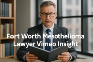 Read more about the article Fort Worth Mesothelioma Lawyer Vimeo Insight: Real Advice, Real Help