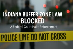 Read more about the article Indiana Buffer Zone Law Blocked: What It Means for Your Rights