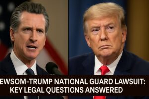 Read more about the article Newsom-Trump National Guard Lawsuit: Key Legal Questions Answered
