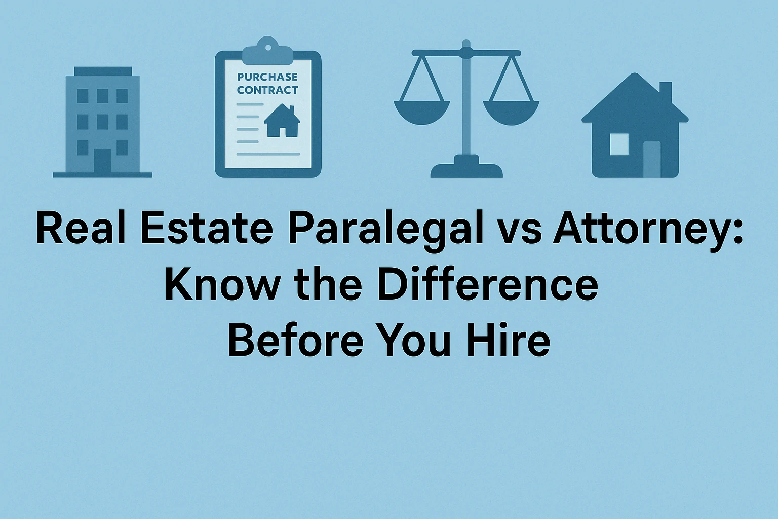 Read more about the article Real Estate Paralegal vs Attorney: Know the Difference Before You Hire