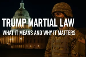 Read more about the article Trump Martial Law: What It Means and Why It Matters