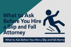 Read more about the article What to Ask Before You Hire a Slip and Fall Attorney