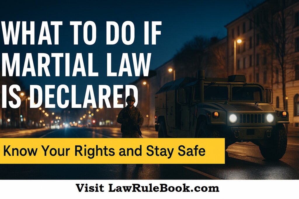Martial Law Is Declared