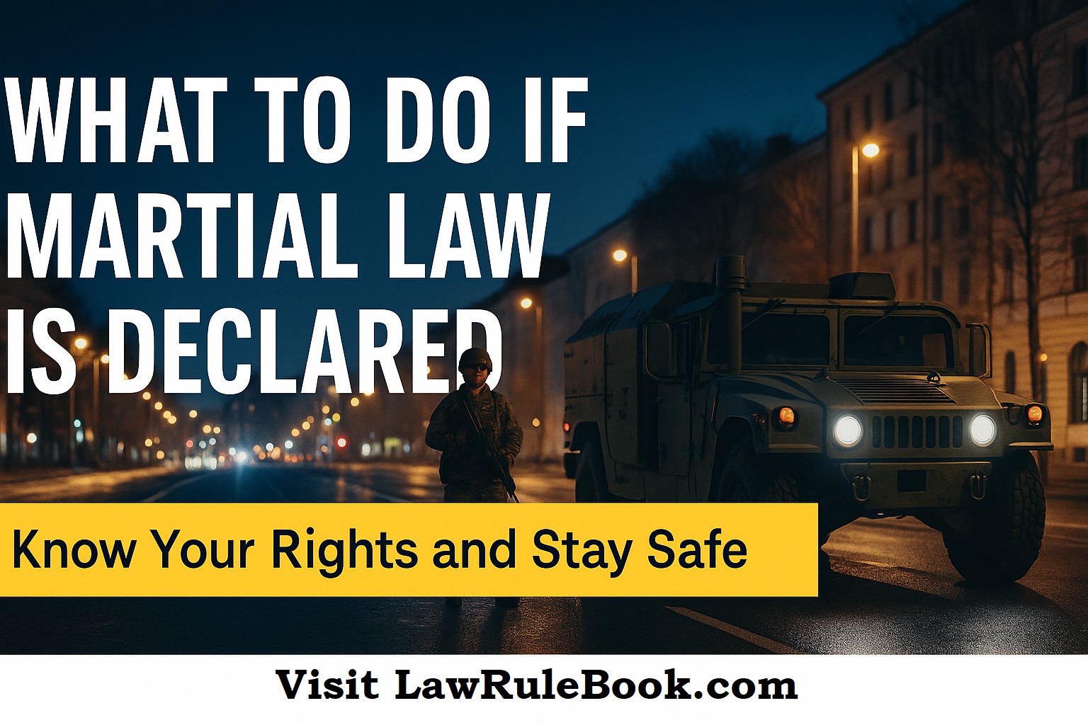 Read more about the article What to Do If Martial Law Is Declared: Know Your Rights and Stay Safe