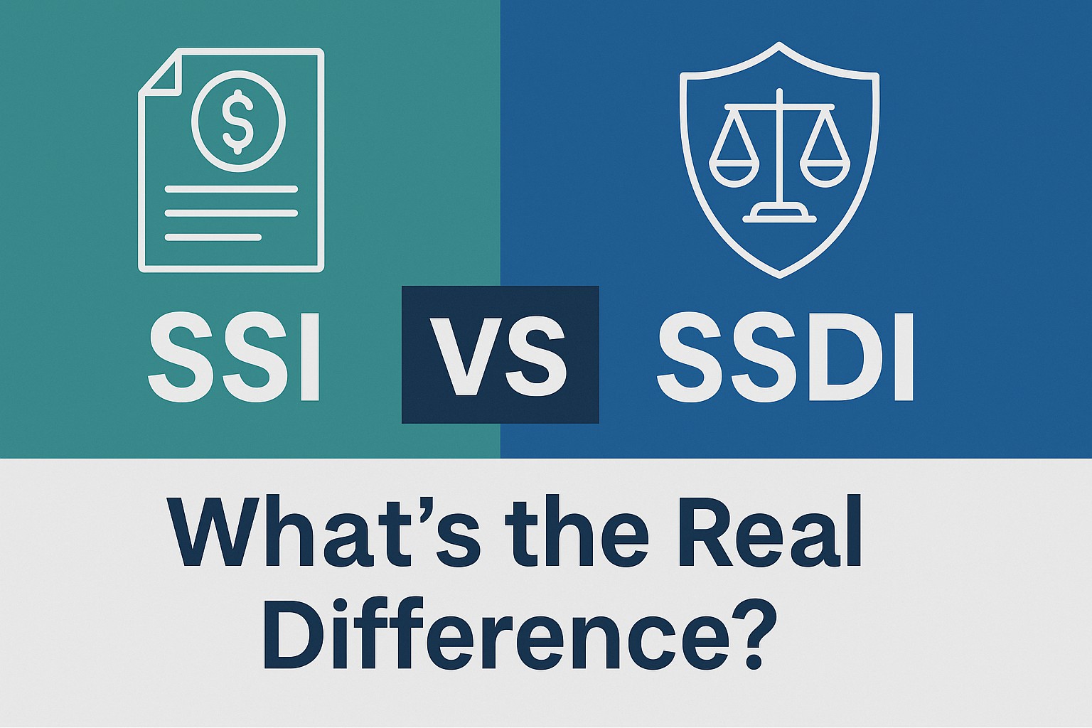 Read more about the article SSI vs SSDI: What’s the Real Difference?