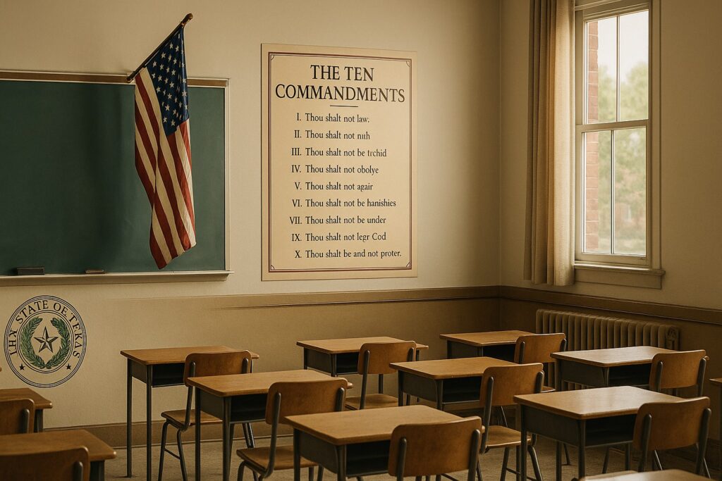 Texas School Ten Commandments Law