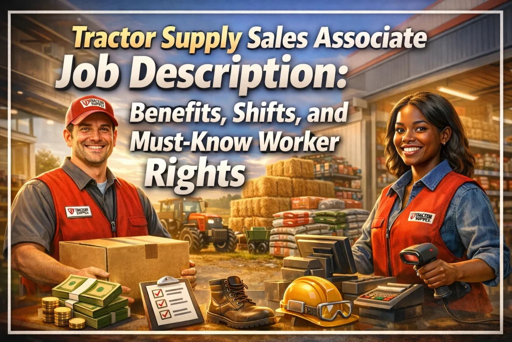 Tractor Supply Sales Associate Job Description