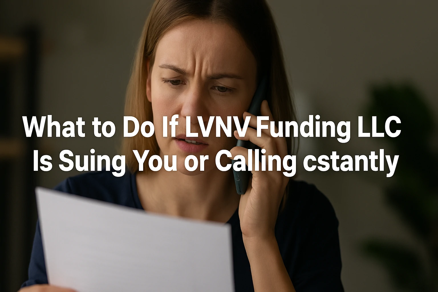Read more about the article What to Do If LVNV Funding LLC Is Suing You or Calling Constantly